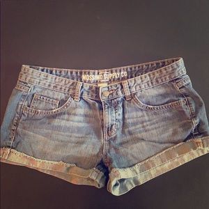 Super Short Blue Jean Shorts